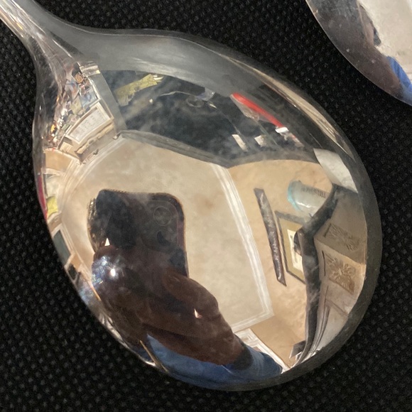 Vintage Silver Plated Italy Silverware,Flatware, Serving Fork & Spoon Salad Set - Picture 5 of 9